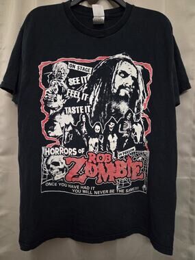 Vintage Horrors Of Rob Zombie Concert T Shirt Size Large